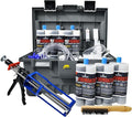 RadonSeal PRO Foundation Crack Repair Kit (30-ft) Expanding Foam Injection – The Professional Concrete Crack Repair Kit.