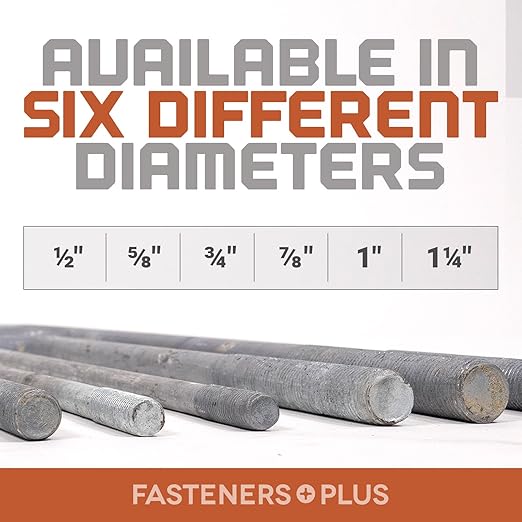 1"-8 x 21" L-Bolt Concrete Anchor Bolt - Hot Dip Galvanized by Conquest Fasteners