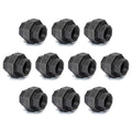 3/4" Cast Iron Union, Home TZH 10 Pack 3/4" Industrial Malleable Female Pipe Fitting Union for Industrial Vintage Style DIY Project/Furniture/Shelving Decoration (10, 3/4")