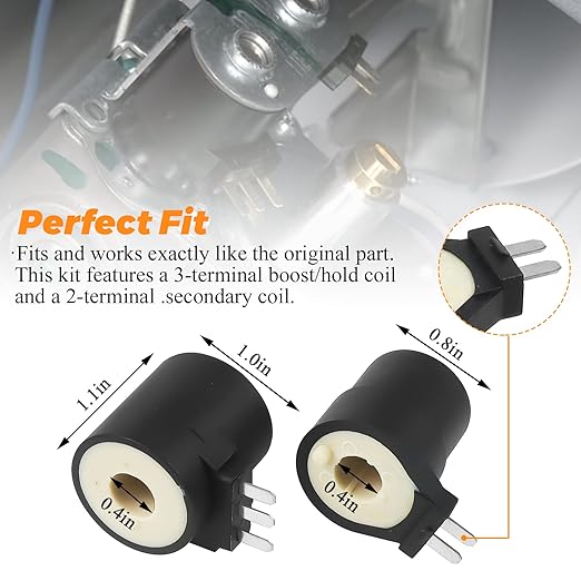 Gas Dryer Repair Kit WP338906 338906 Gas Dryer Flame Sensor 279311 Igniter 279834 Gas Valve Solenoid Coils Kit by Blutoget- Fit for Whirlpool Ken-More Dryers- Replaces WP338906 AP3094251 PS334310