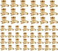 PEX Fitting 1/2" Drop Ear Elbow,50Pack Pex 1/2 Inch x 1/2 Inch Female NPT Drop Ear Elbow,PEX F1807 Crimp Brass Fittings(PEX1807159-50Pack)