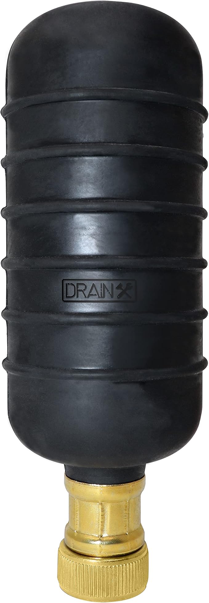 DrainX Hydro Pressure Drain Cleaning Bladder - Fits 4" to 6" Drain Pipes - Unclogs Stubborn Blockages in Bathroom Sinks, Shower Drains, Bathtubs, Plumbing Pipes