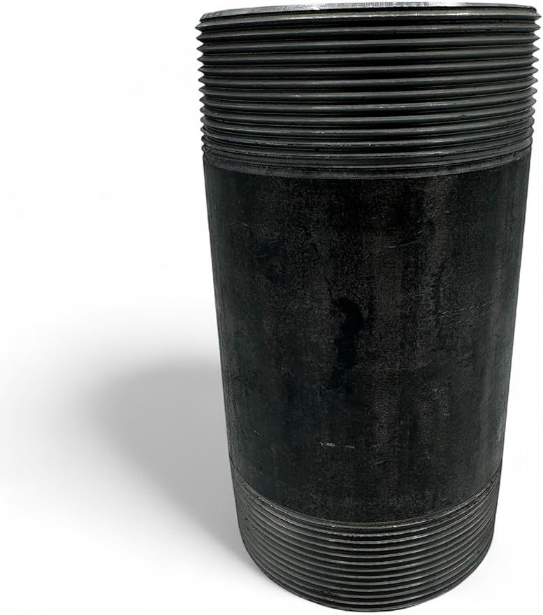 Steel Pipe Nipple | Standard Black BW | Threaded Both Ends | Schedule 40 (2" x 6")