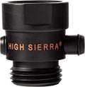 High Sierra® - Shower Head Pause & Pressure Control Valve - Solid Metal – Push-Button Valve Easily Controls the Flow of Water or Shuts It Off to Just a Trickle - Matte Black Finish