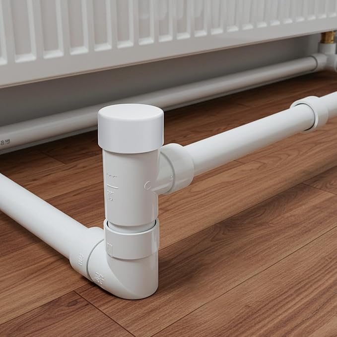 2“ PVC Pipe End Cap Fitting (Compatible with 2.375" OD), 10 Pcs Pipe End Caps, Schedule 40 Furniture Grade Plug for Building PVC Furniture DIY Garden Shelf