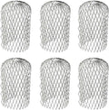 Orgrimmar 6PCS Gutter Guard Strainer Aluminum Downspout Mesh Filter Preventing Blockage Leaves Debris from Clogging Pipes(3 inch)