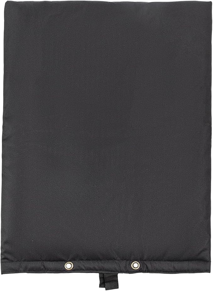 Insulated Backflow Preventer Pouch - Outdoor Pipe Insulation for Winter, Well Pump & Sprinkler Valve Protection (Black 16" W×20" H)