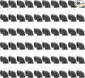1/2" Threaded Elbow, 60 Pack Gray Metal Pipe Fittings for Steampunk Vintage DIY Plumbing, Shelf Brackets, Furniture Décor (60, 1/2")
