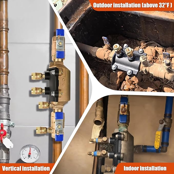 1-350 1" Double Check Backflow Preventer, Double Check Valve Assembly, Backpressure and Backsiphonage