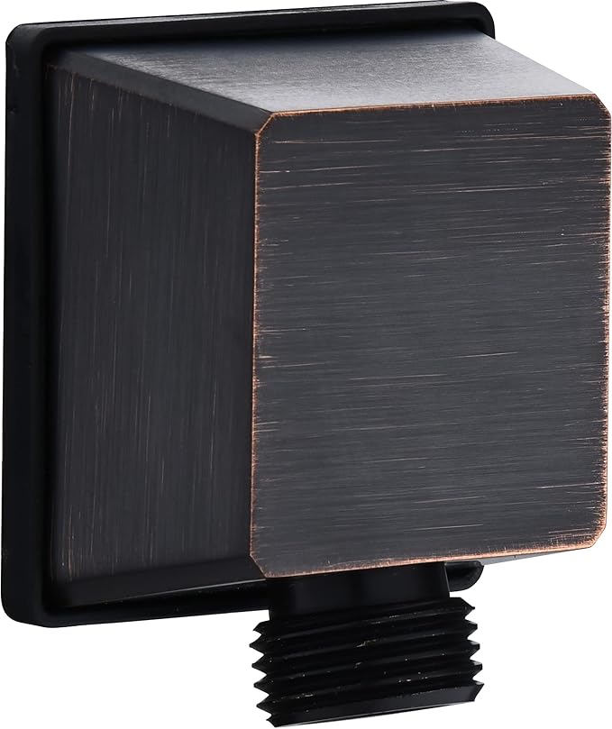 Square Wall Elbow for Hand Held Shower, Venetian Bronze