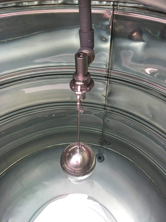 304 Stainless Steel Balanced Float Ball Valve, Tank Mount, 100 Psi (3/4")