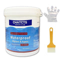 Waterproof Glue,Invisible Agent,Strong Waterproof Transparent Sealant,for Bathroom, Kitchen, Garden, Roofs, Walls (2, Kilograms)