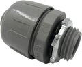 Sealproof 1/2-Inch 25 Pack Nonmetallic Liquid Tight Straight Conduit Connector Fitting, UL Listed, 1/2" Dia