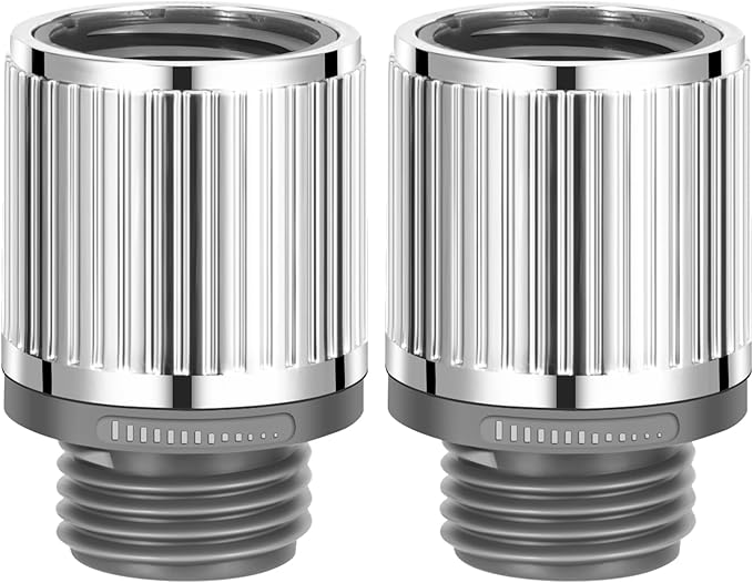 Shower Flow Control Valve: Shower Head Shut Off Valve, Water Flow Regulator, MAYYAYA Flow Control Valves, for Handheld Shower Head or Bidet Sprayer- Handle Lever (Chrome-Screw)