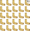 SUNGATOR Pex Fittings 1/2 Inch, 25-Pack 1/2" Pex 90 Degree Elbow, No Lead Brass, NSF, UPC Certified