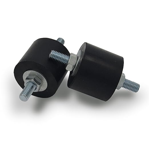 Anti-Vibration Rubber Isolator Mounts with Studs Shock Absorber, M8