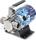 115V 1/10HP 330GPH Utility Rain Barrel Waterbed Pump, With Water Hose Kit, Camouflage Color.