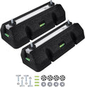 Floor Mounting Base Kit Mini Split Air Conditioning Systems, Heavy-Duty Condenser Pad for AC Condensers Heat Pump System, Rubber Anti-Vibration Pads Outside 2000lbs 9000-36000BTU