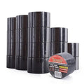 TAPEBEAR Corrosion Protection Pipe Tape, Wrap Pipe Tape for Drain Pipe, Metal Electrical Outdoor Underground Pipe, Waterproof PVC Black Tape, Duct Anti-Corrosion and Protection,3Inch X 33Yard,18rolls