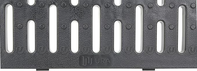 URA WATER - Replacement Grate - Black Plastic - 39 Long, for Model UA-100 Drain System (GRATE ONLY)