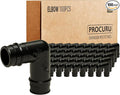 [100-Pack] PROCURU 1/2-Inch 90-Elbow Expansion PEX-A F1960 Plumbing Fitting, Certified Safe