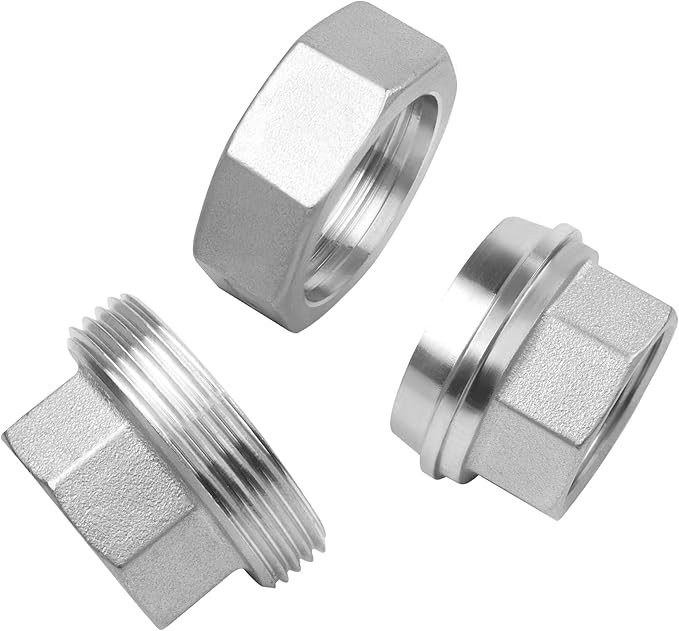 Avanty Stainless Steel 304 Cast Pipe Fitting, Union, 1/4" NPT Female