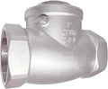 3" Stainless Steel Check Valve, NPT Threaded Horizontal Check Valve Check valve to prevent backflow, check valve for water, oil and air, also available with compressor DN80