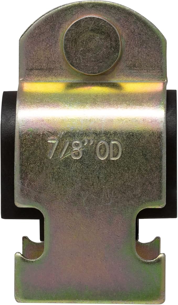 Rubber Cushion Strut Clamp 3/4" NOM (7/8" OD) for Mounting Copper Piping, PEX Pipe, CVPC Tubing to Strut Channels [5 Pack]