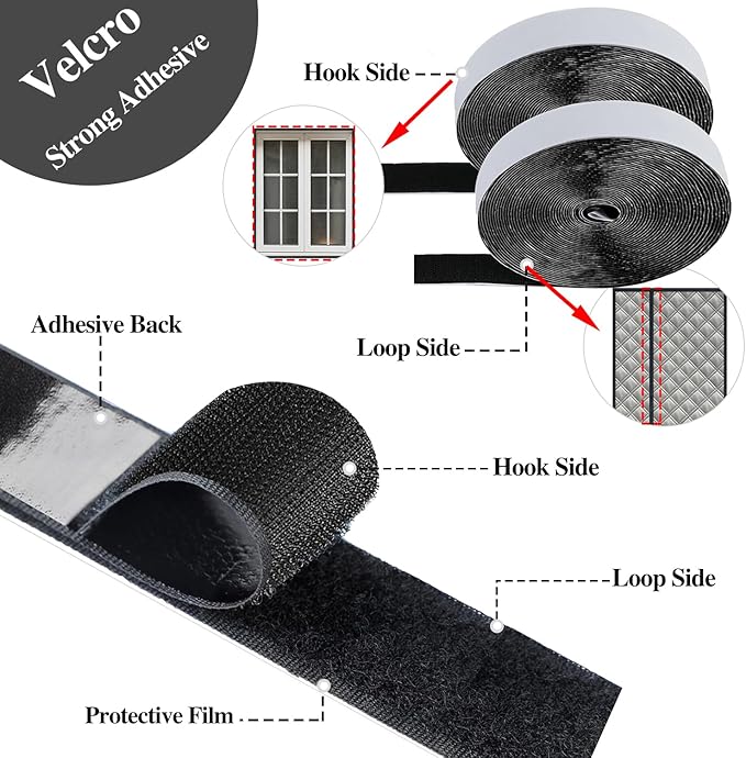 Gulrear 67"x59" Window Insulation Kit for Winter,3Layer Thermal Window Insulation Cover for Winterizing to Block Cold Drafts and Insulates,Features Velcro for Adjustable Fit for RV,Indoor Window