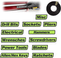 Magnetic Tool Box Labels, 12 Pack of Magnetic Toolbox Labels, Reusable Tags for Steel Toolboxes, Carts, Drawers, and Cabinets,Suitable for Mechanics (Green)