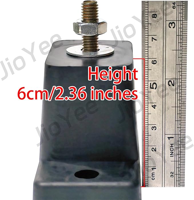 Air Conditioner Bracket Anti Vibration shock absorber, Compressor Foot Mount Vibration Isolator, for Mini Split Air Conditioners Condensers Shock Absorbing Rubber Mounting Bracket (4 pack)