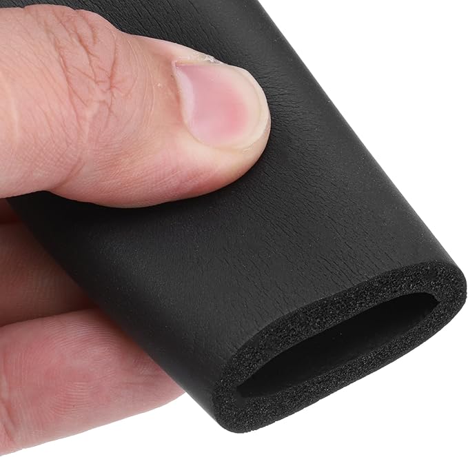 uxcell Foam Tubing for Handle Grip Support, Pipe Insulation, 23mm ID 33mm OD 1m Length Black
