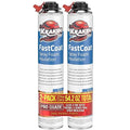 Kraken Bond Fastcoat Fire Rated Spray Foam Insulation (2x27.1 oz.) (R-Value 11.32 / 2in) Closed Cell Expanding Foam - Heat and Acoustic Insulation, Gun & Cleaner Not Includes, 40 Board Ft, 2 Pack