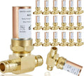 Water Hammer Arrestor,1/2Inch Tee Copper Water Arrestor,Pex-A Expansion Connection(20PACK,Copper Arrestor)(HAMMER008-20Pack)