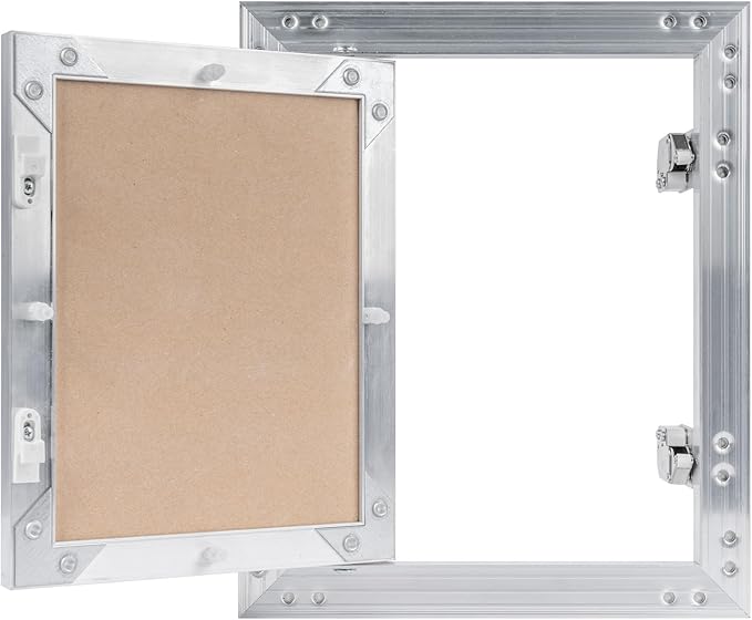 8" x 10" Inch Wall Access Panel - Waterproof Drywall Panel & Aluminum Frame Crawl Space Hatch Door - Plumbing Access Panel for Wall & Ceiling, HVAC - Drywall Access, Cover