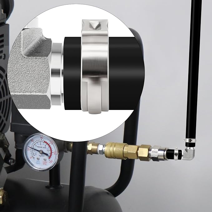 TAISHER 1PCS 304 Stainless Steel 90 Degree Elbow Pex Fittings, 1/2" Pex Fitting With 2PCS Hose Clamp For Tubing Pipe