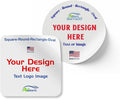 Avgrafx 120 3" Custom Personalized Stickers Labels Vinyl Waterproof Dishwasher Safe, Made USA, Any Text or Image