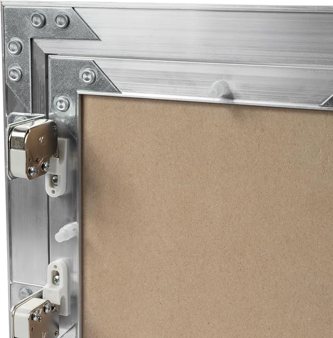 8" x 8" Inch Aluminum Drywall Access Panel - Service Shaft Door - Plumbing, Electricity, Heating, Alarm Wall Inspection hatch for Drywall - Bathroom Service Access Hole Cover