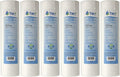Tier1 25 Micron 10 x 2.5 Inch | 6-Pack Spun Wound Polypropylene Whole House Sediment Water Filter Replacement Cartridge | Compatible with Pentek PD-25-934, American Plumber W25P, Home Water Filter