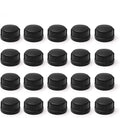 3/4" Black Pipe Cap, Home TZH 20 Pack Malleable Cast Iron Female Pipe Caps for Steam-Punk Vintage Shelf Bracket DIY Plumbing Pipe Decor Furniture (20, Black 3/4 Inch)