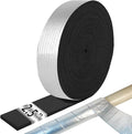 Pipe Insulation Tape Roll, 2.5" Wide X 32.8 Ft Outdoor Pipe Foam Insulation Tape with Aluminum Foil, Self Adhesive Pipe Insulation Wrap for Hot and Cold Water Pipe Insulation in Winter