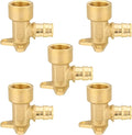 5-Pack HeSun Pex A Fitting, 3/4 Inch Expansion Drop Ear Elbow,3/4" Female NPT Thread x 3/4" Pex A Expansion,ASTM F1960(PEX1960088-5)