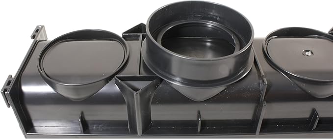 URA WATER - Model UA-100 - Drainage Trench Set - Channel Drain With Grate - Black Plastic - 1 x 39" Long