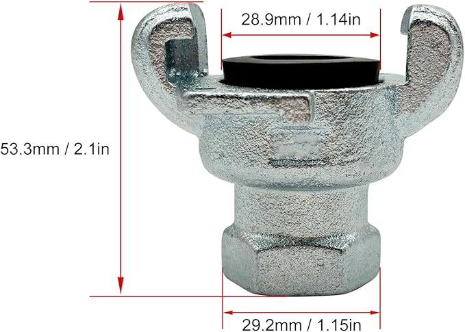 NPT Iron Air Hose Fitting，Universal Coupling，Chicago Fitting
