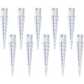 10 Pcs Wood Anchor, Stripped Screw Hole Repair Kit for Wood, Door, Fixing Stripped Screw Holes, Fits Wood Screws Sizes #2 to #16(White)