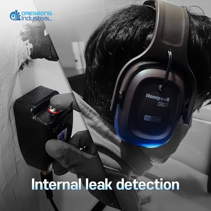 DS-8000 Professional Acoustic Water Leak Detector – Made in South Korea | Premium Quality with Separate Internal & External Sensors and Headphones.