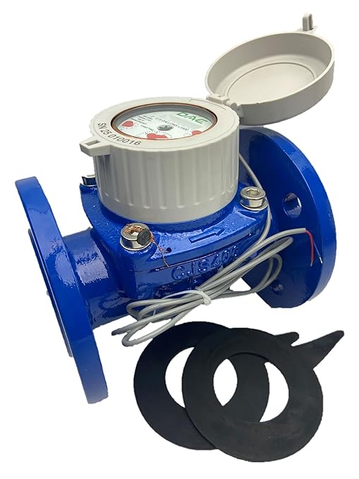 DAE WP-200n 2" Lead Free Woltmann Helix Water Meter, Pulse Output, Gallon