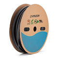 Chanzon 4:1 Ratio 5/16" (8mm) Heat Shrink Tubing - Marine Grade Waterproof Adhesive Lined - 80Ft Roll (25M Total Length) Black Polyolefin Sleeving Wrap Shrinking 4 to 1 Ratio 1pcs