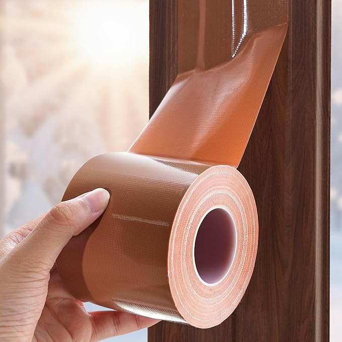 Birllaid Window Weather Sealing Tape, Window AC Insulation Air Conditioner Seal Tape, Waterproof Blocker for Cold Heat Air, Windproof, No Residue Strong adheisve 3 Inch x 65 FT