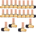 Water Hammer Arrestor,7/8" Female Swivel Ballcock Nut X 3/4" Male Thread Copper Water Arrestor for Toilet Connection(20PACK,Copper Arrestor)(HAMMER024-20Pack)